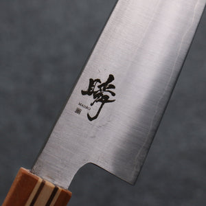 田中 誠貴 瞬（まじろ） 銀三鋼 三徳包丁 和包丁 165mm 楓桜ウォルナット柄 - 清助刃物