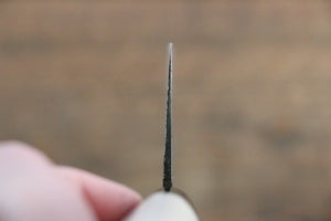 兼常 白ニ鋼 黒打 菜切包丁  165mm 朴柄 - 清助刃物