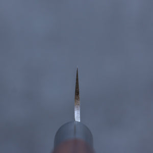 三寿ゞ V金10号 霞研 切付ペティナイフ 和包丁 105mm 茶色漆塗り柄 - 清助刃物