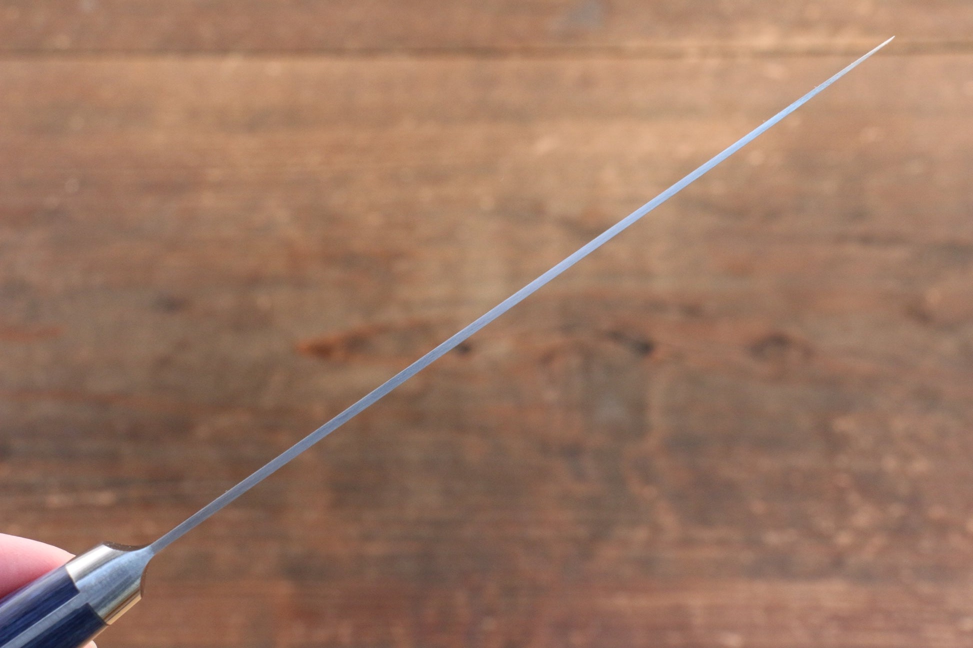 清助 青天 モリブデン鋼（MOL） ペティーナイフ  120mm 青合板柄 鞘付き - 清助刃物