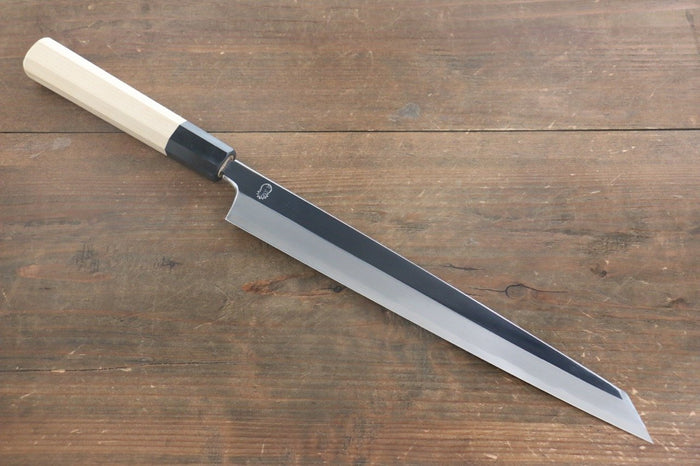 重陽 白鋼 鏡面仕上げ 剣型柳刃包丁 和包丁 300mm 朴柄