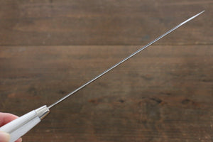 黒﨑 優 R2/SG2 鎚目 切付牛刀包丁  210mm 白人造大理石柄 - 清助刃物
