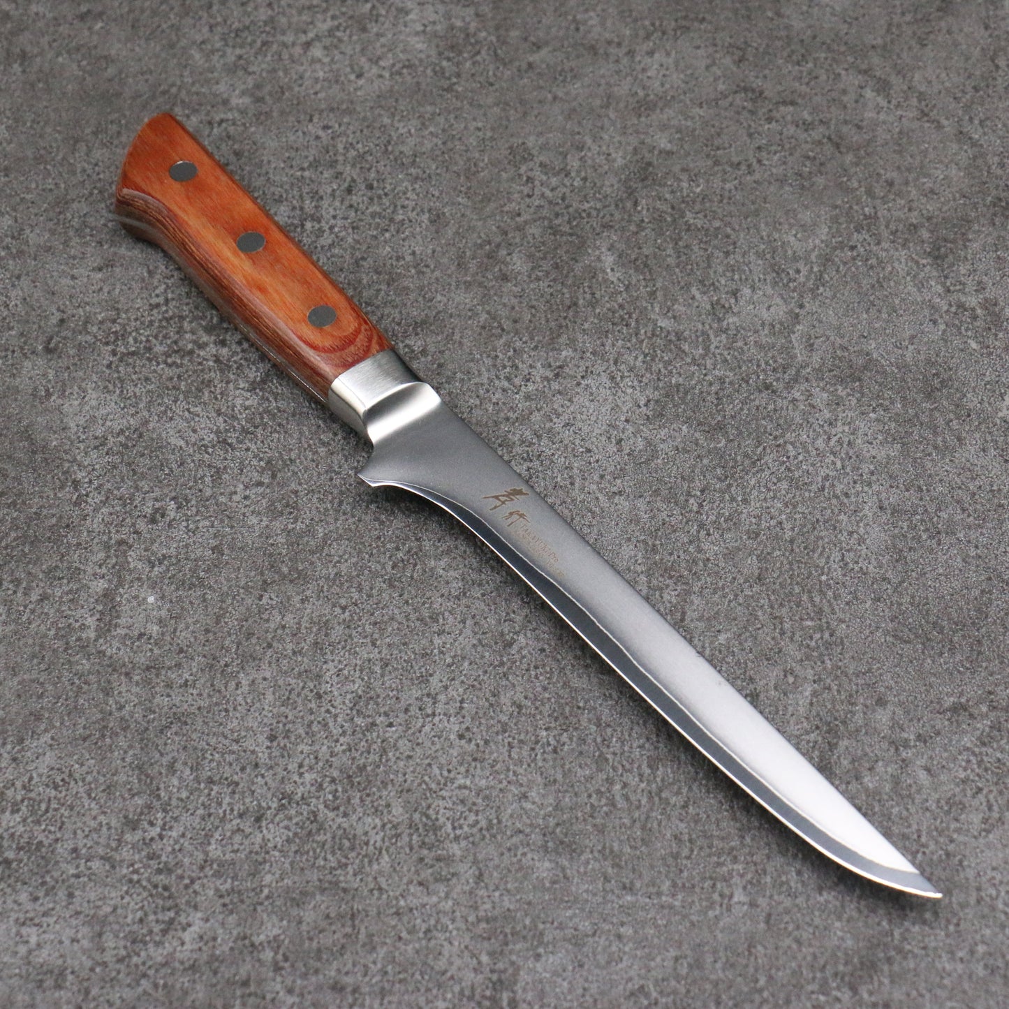 堺 孝行 V金5号 ボーニングナイフ 和包丁 160mm 茶合板柄 - 清助刃物
