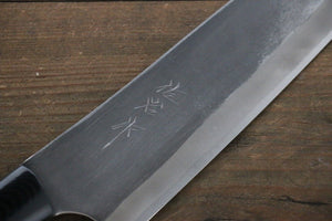 佐治 武士 ビノワン 切付牛刀包丁 和包丁 210mm 黒マイカルタ柄 - 清助刃物