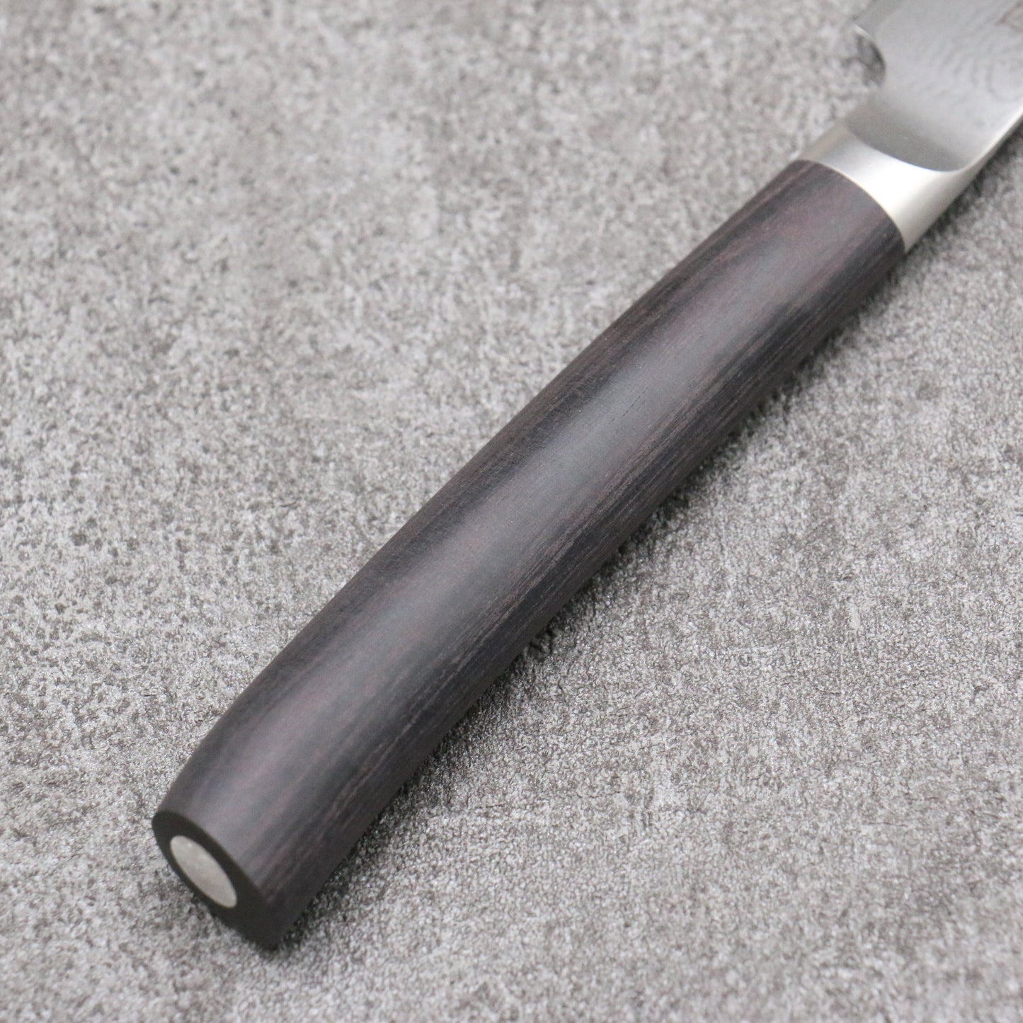 志津 4本セット V金10号 ダマスカス ステーキナイフ 和包丁 130mm 黒合板柄 - 清助刃物