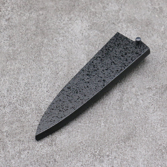黒石目 朴 鞘 120mm ペティーナイフ用 合板ピン付き Kaneko - 清助刃物
