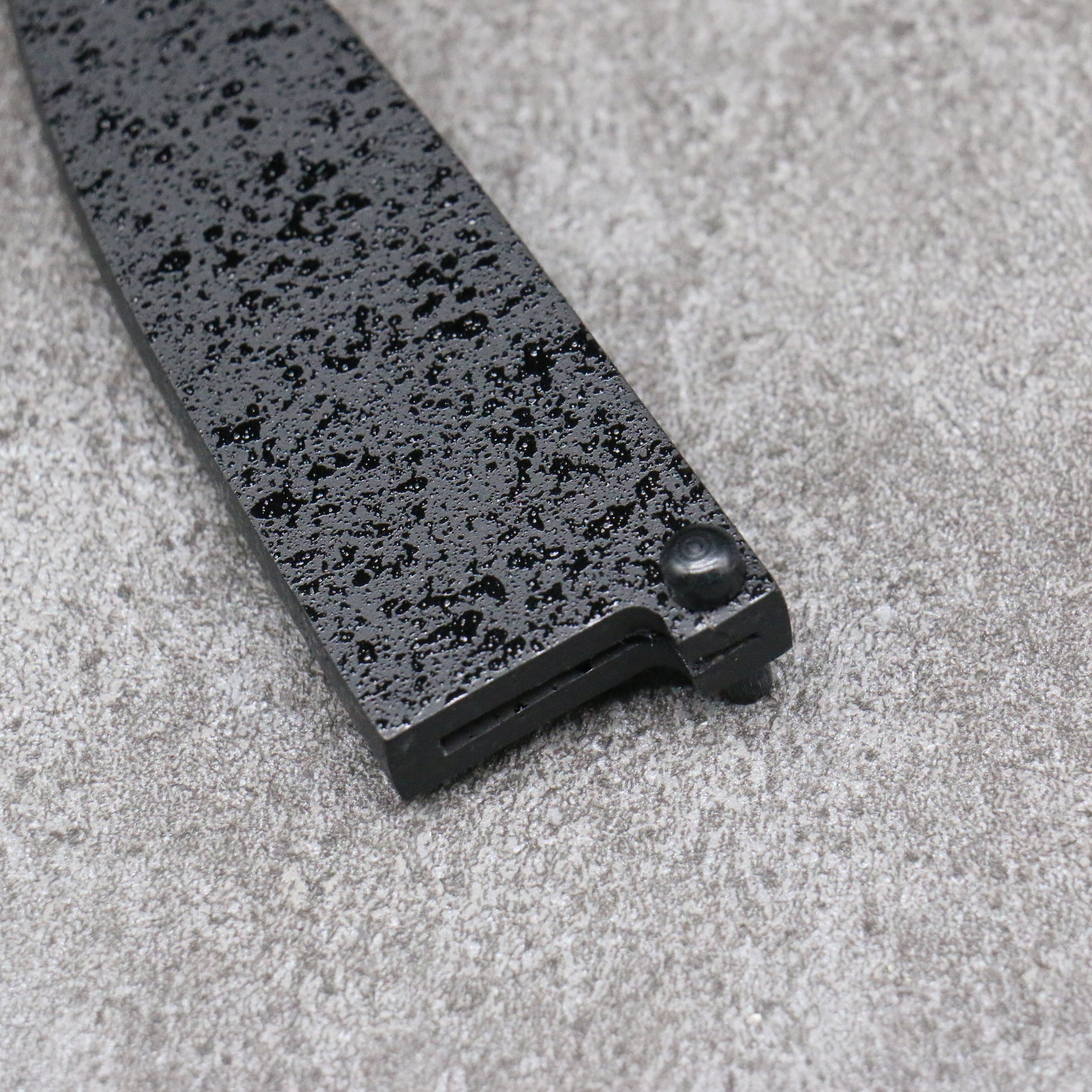 黒石目 朴 鞘 80mm ペティーナイフ用 合板ピン付き Kaneko - 清助刃物
