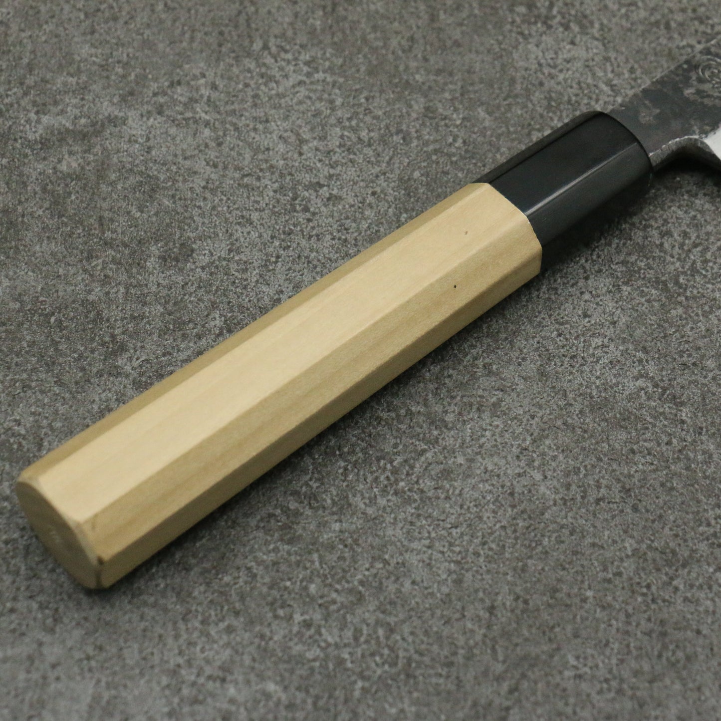 菊月 白ニ鋼 黒打 柳刃包丁 和包丁 300mm 朴柄 - 清助刃物