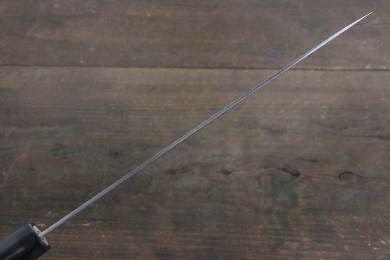 堺 孝行 45層 ダマスカス 鎚目 牛刀包丁 240mm 緑漆塗り柄  鞘付き - 清助刃物