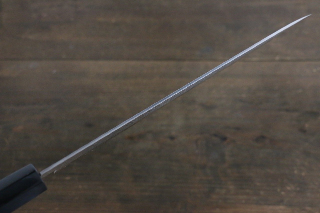 堺 孝行 45層 ダマスカス 鎚目 牛刀包丁 240mm 銀漆塗り柄  鞘付き - 清助刃物