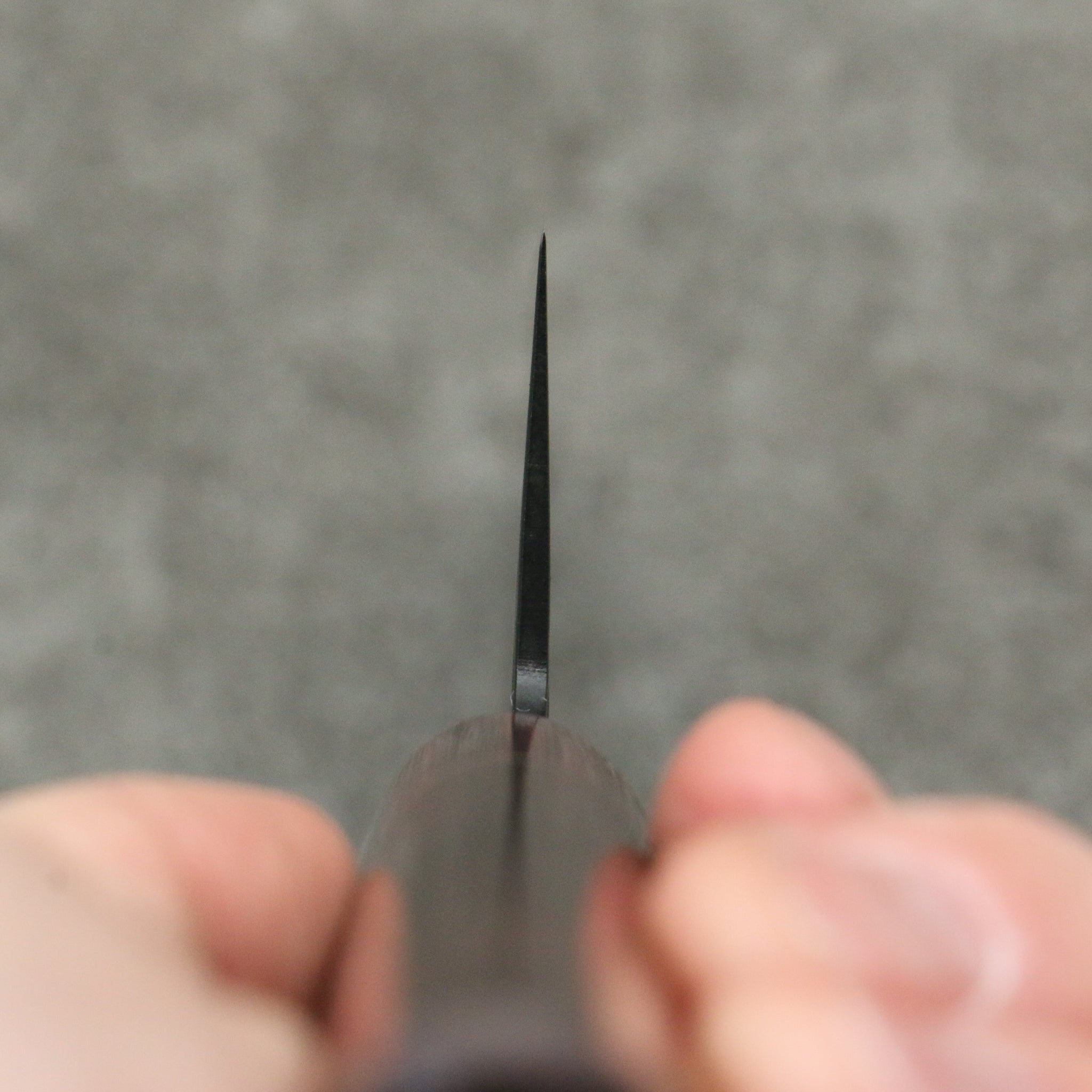 堺 孝行 黒影 V金10号 鎚目 テフロン加工 三徳包丁 170mm 紫檀柄 - 清助刃物