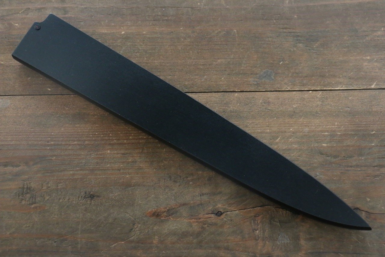黒塗り鞘 柳刃包丁用  黒合板ピン付き 270mm - 清助刃物