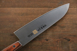 伊勢屋 モリブデン鋼（MOL） 三徳包丁 和包丁 180mm マホガニー柄 - 清助刃物