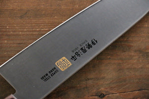 伊勢屋 モリブデン鋼（MOL） 三徳包丁 和包丁 180mm マホガニー柄 - 清助刃物