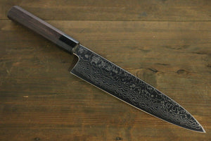 佑成 ZDP189 ダマスカス 牛刀包丁 和包丁 210mm 紫檀柄 - 清助刃物