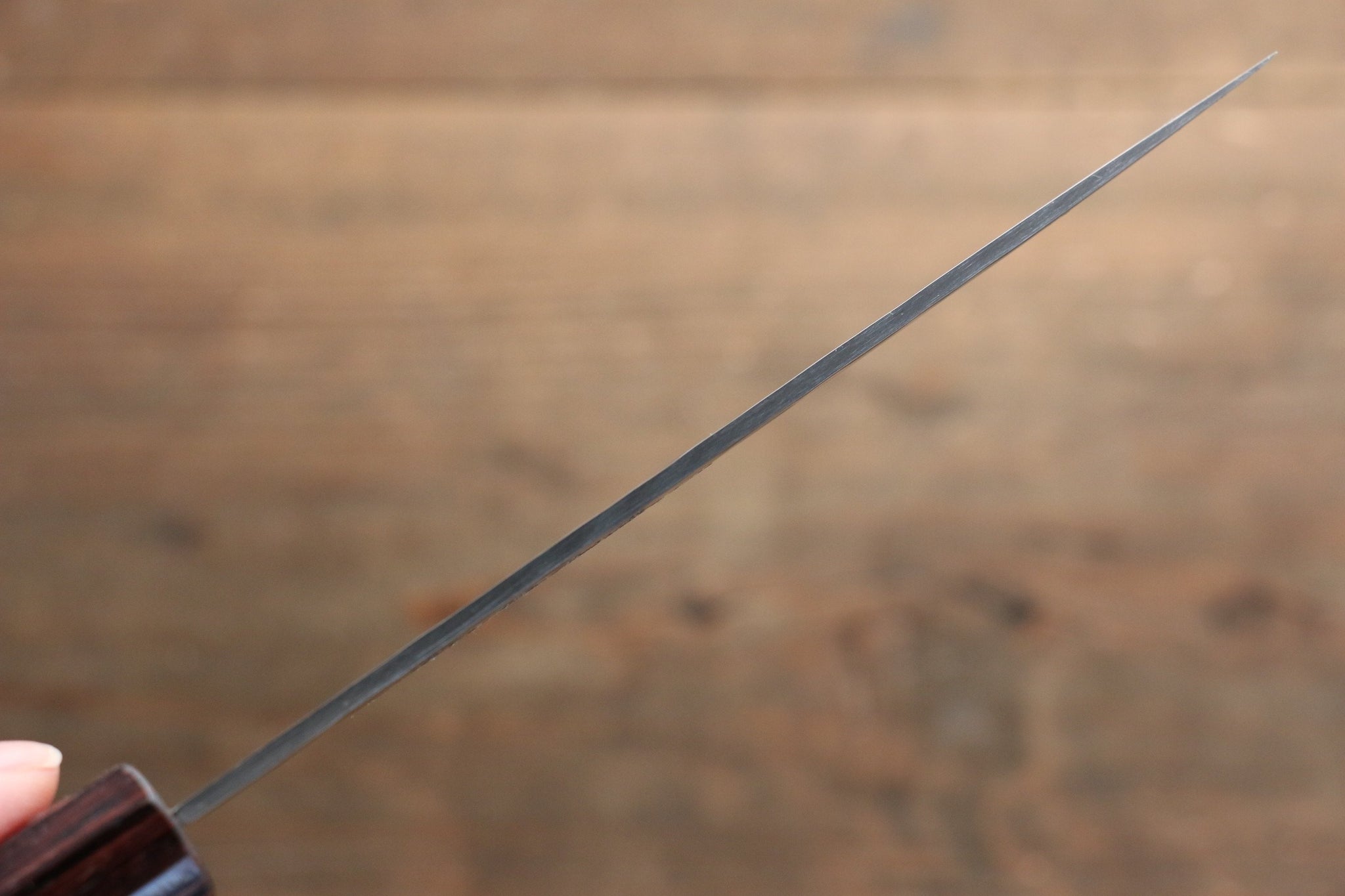 堺 孝行 V金10号 33層ダマスカス ステーキナイフ 120mm ケヤキ柄 2本セット - 清助刃物