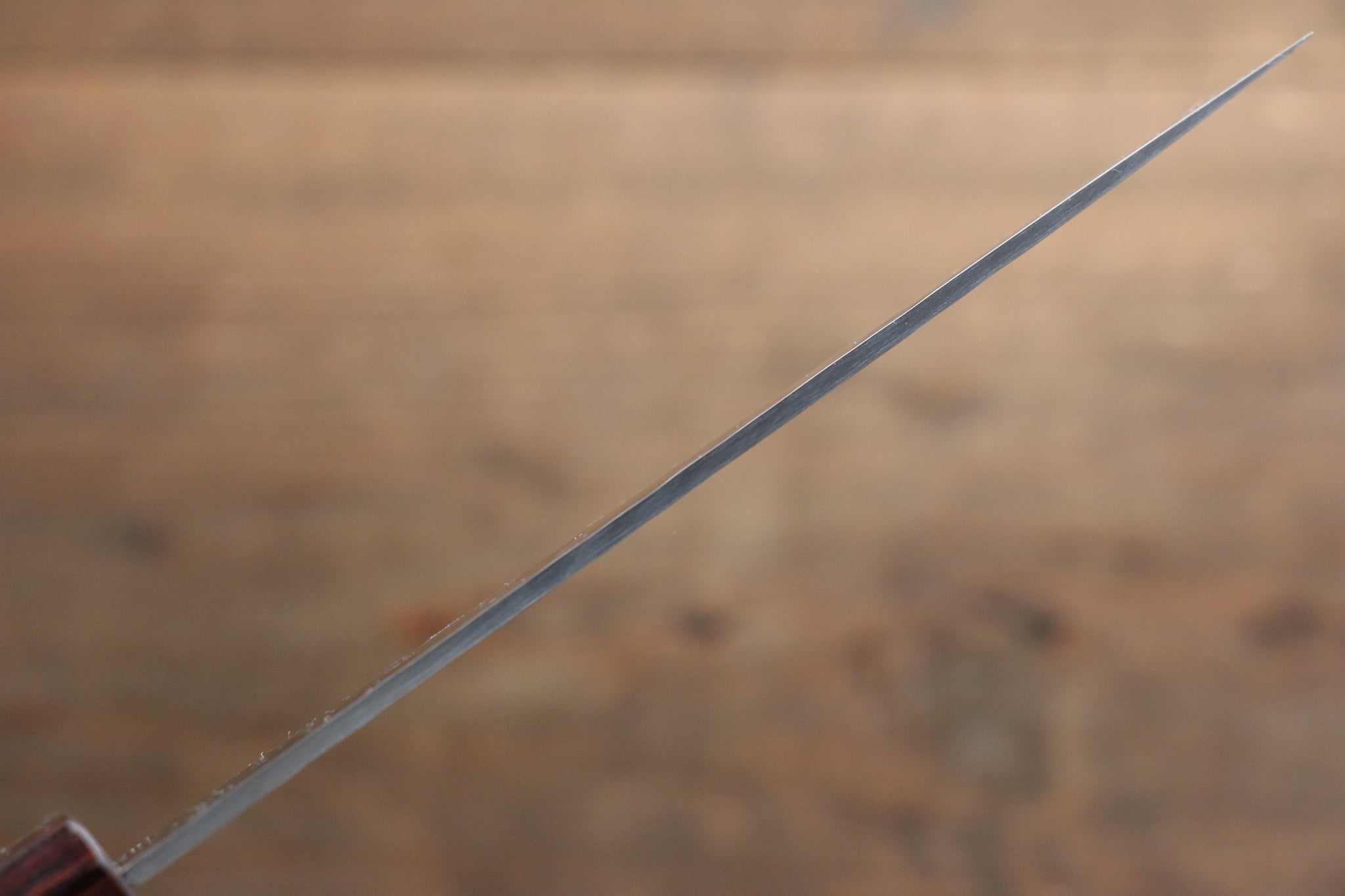 堺 孝行 V金10号 33層ダマスカス ステーキナイフ  120mm ケヤキ柄 - 清助刃物