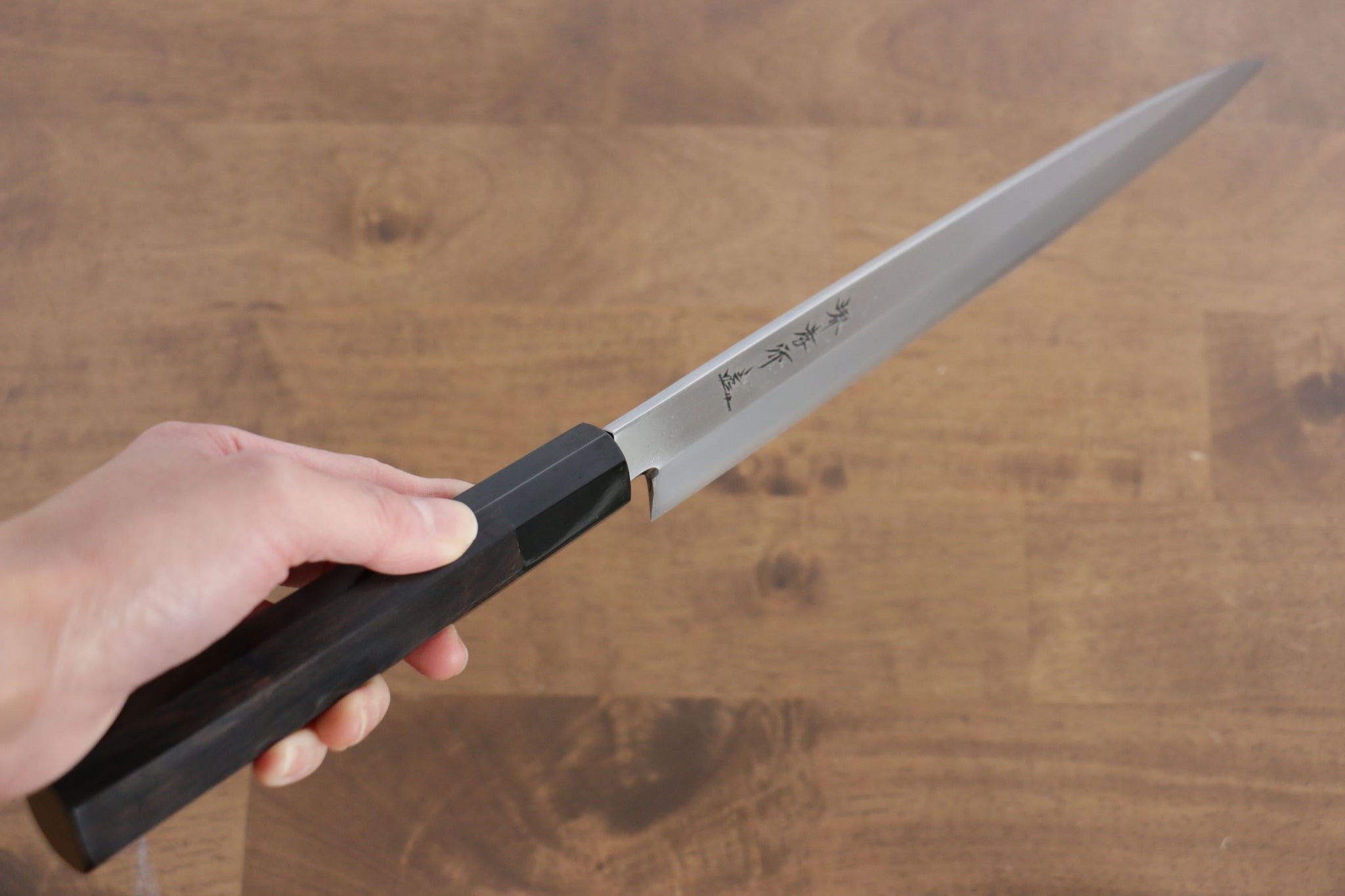 堺 孝行 シェフシリーズ 銀三鋼 柳刃包丁  300mm 黒檀柄 鞘付き - 清助刃物