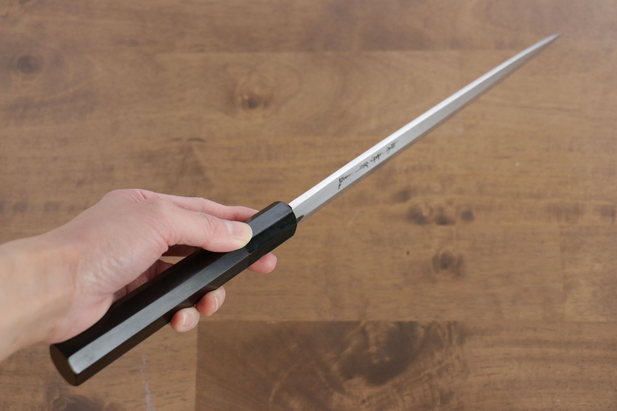 堺 孝行 シェフシリーズ 銀三鋼 柳刃包丁  270mm 黒檀柄 鞘付き - 清助刃物