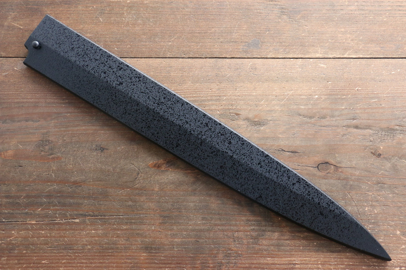 黒石目鞘 柳刃包丁用 黒合板ピン付き 330mm – 清助刃物