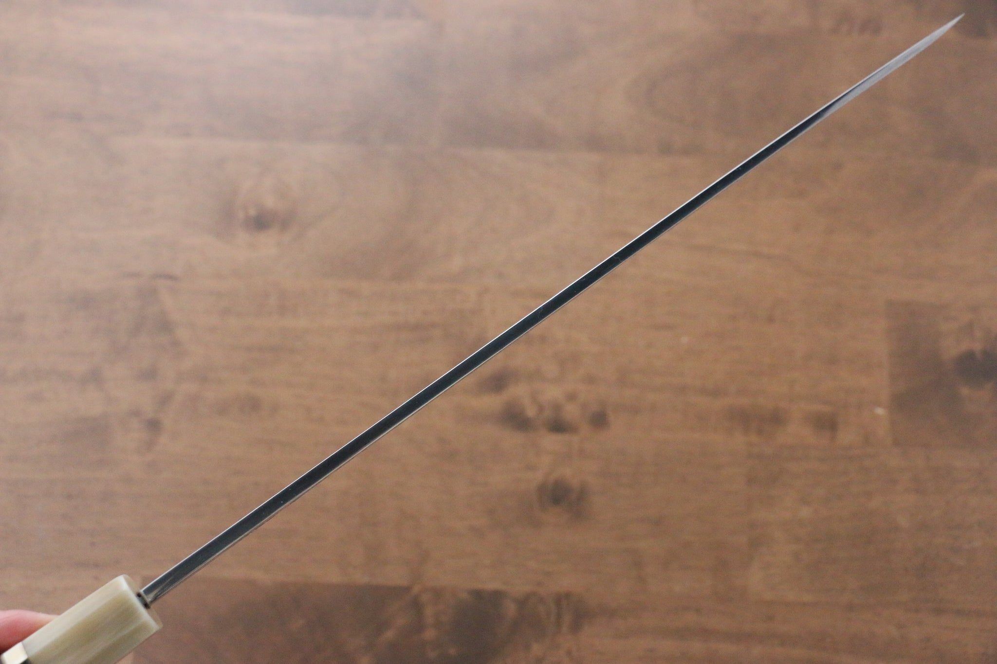 堺 孝行 天龍 うずしお 青ニ鋼 龍の彫刻入り 柳刃包丁  300mm 赤黒檀柄 鞘付き - 清助刃物