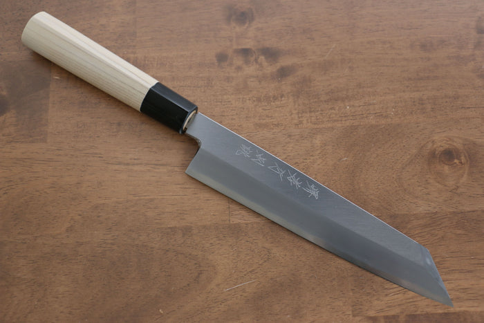 堺 孝行 特上 白ニ鋼 切付牛刀包丁 和包丁 210mm 朴柄