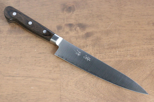 清助 SG2 ペティーナイフ  150mm 茶合板柄 - 清助刃物