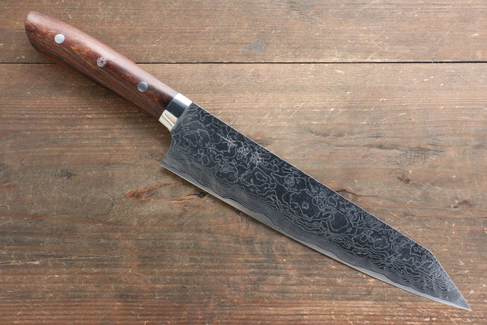 佐治 武士 R2/SG2 ダイヤモンド仕上げ ダマスカス 切付包丁 和包丁 240mm アイアンウッド柄