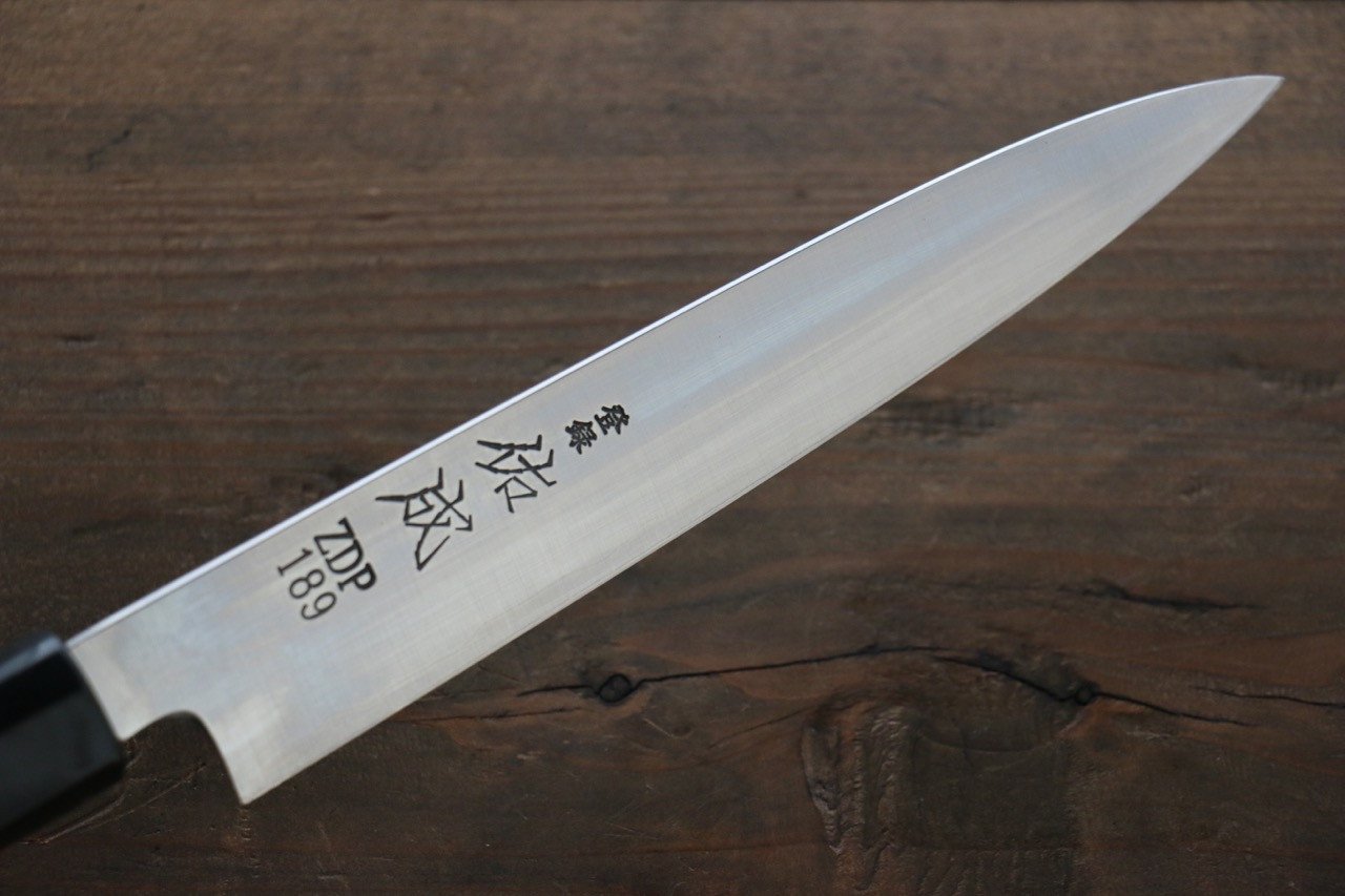 佑成 ZDP189 3層 ペティーナイフ  165mm 朴柄 - 清助刃物