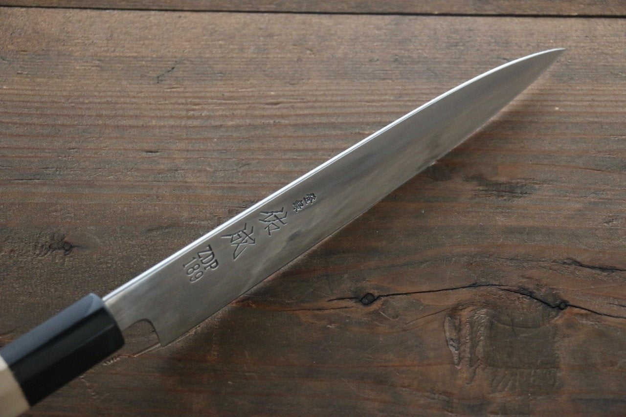 佑成 ZDP189 3層 ペティーナイフ  165mm 朴柄 - 清助刃物
