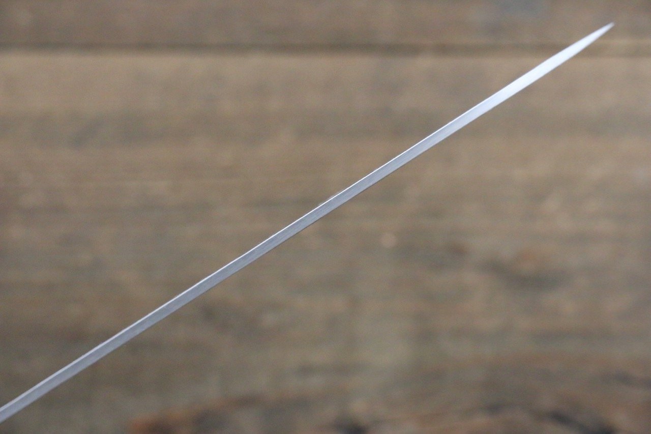 堺 孝行 銀三鋼 三徳包丁  180mm 赤合板柄 - 清助刃物