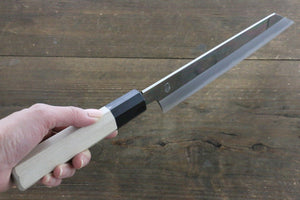 重陽 白鋼 鏡面仕上げ 切付牛刀包丁 和包丁 210mm 朴柄 - 清助刃物