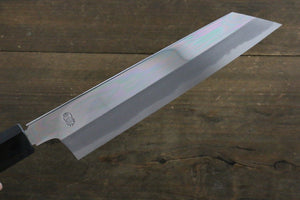 重陽 白鋼 鏡面仕上げ 切付牛刀包丁 和包丁 210mm 朴柄 - 清助刃物