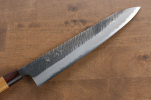 黒崎 優 風神 青スーパー鋼 鎚目 牛刀包丁 和包丁 270mm ケヤキ柄 - 清助刃物