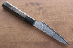 清助 V金10号 33層ダマスカス 切付ペティナイフ 和包丁 120mm グレー合板柄 - 清助刃物