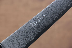 清助 V金10号 33層ダマスカス 切付ペティナイフ 和包丁 150mm グレー合板柄 - 清助刃物