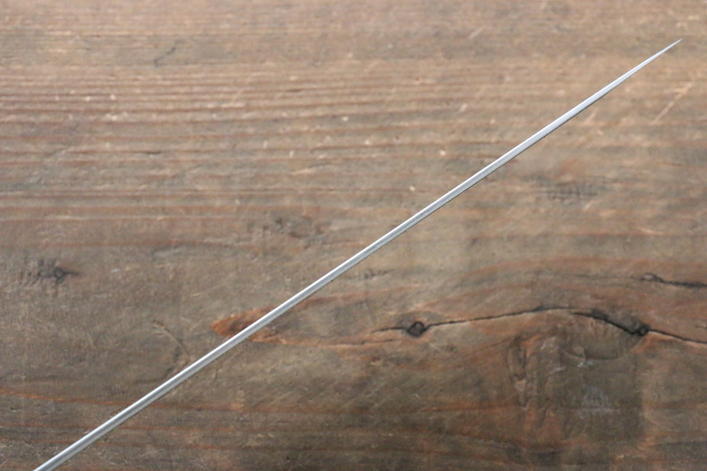 加藤 義実 青スーパー鋼 梨地 牛刀包丁  240mm 漆塗り柄 鞘付き - 清助刃物
