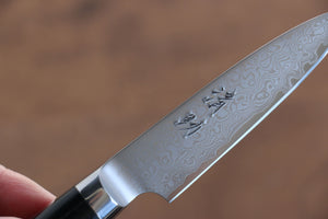 清助 V金10号 33層ダマスカス パーリングナイフ 和包丁 75mm マイカルタ柄 - 清助刃物