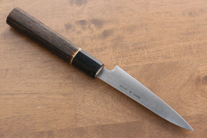 清助 スウェーデン鋼 ペティーナイフ 和包丁 120mm 焼き栗柄 - 清助刃物