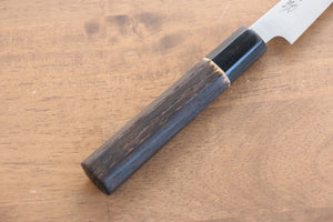清助 スウェーデン鋼 ペティーナイフ 和包丁 120mm 焼き栗柄 - 清助刃物