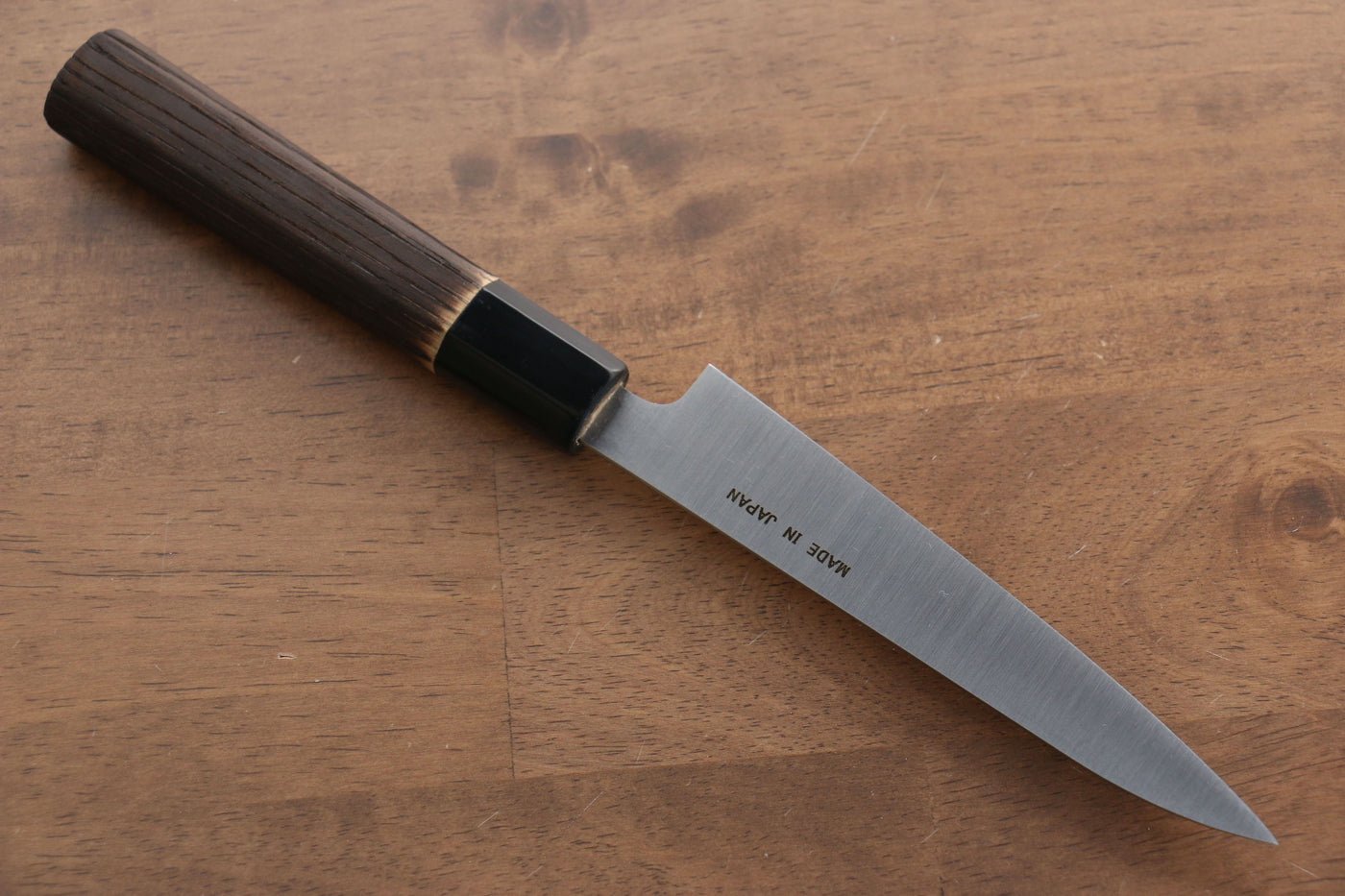 清助 スウェーデン鋼 ペティーナイフ 和包丁 150mm 焼き栗柄 – 清助刃物