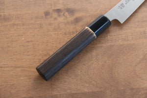清助 スウェーデン鋼 ペティーナイフ 和包丁 150mm 焼き栗柄 - 清助刃物