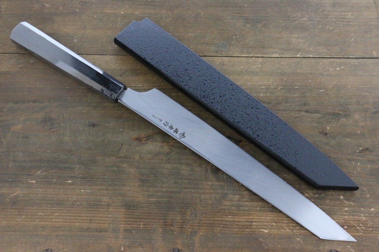 新品 堺孝行 飛燕 青二鋼 鏡面 剣型柳刃 270mm