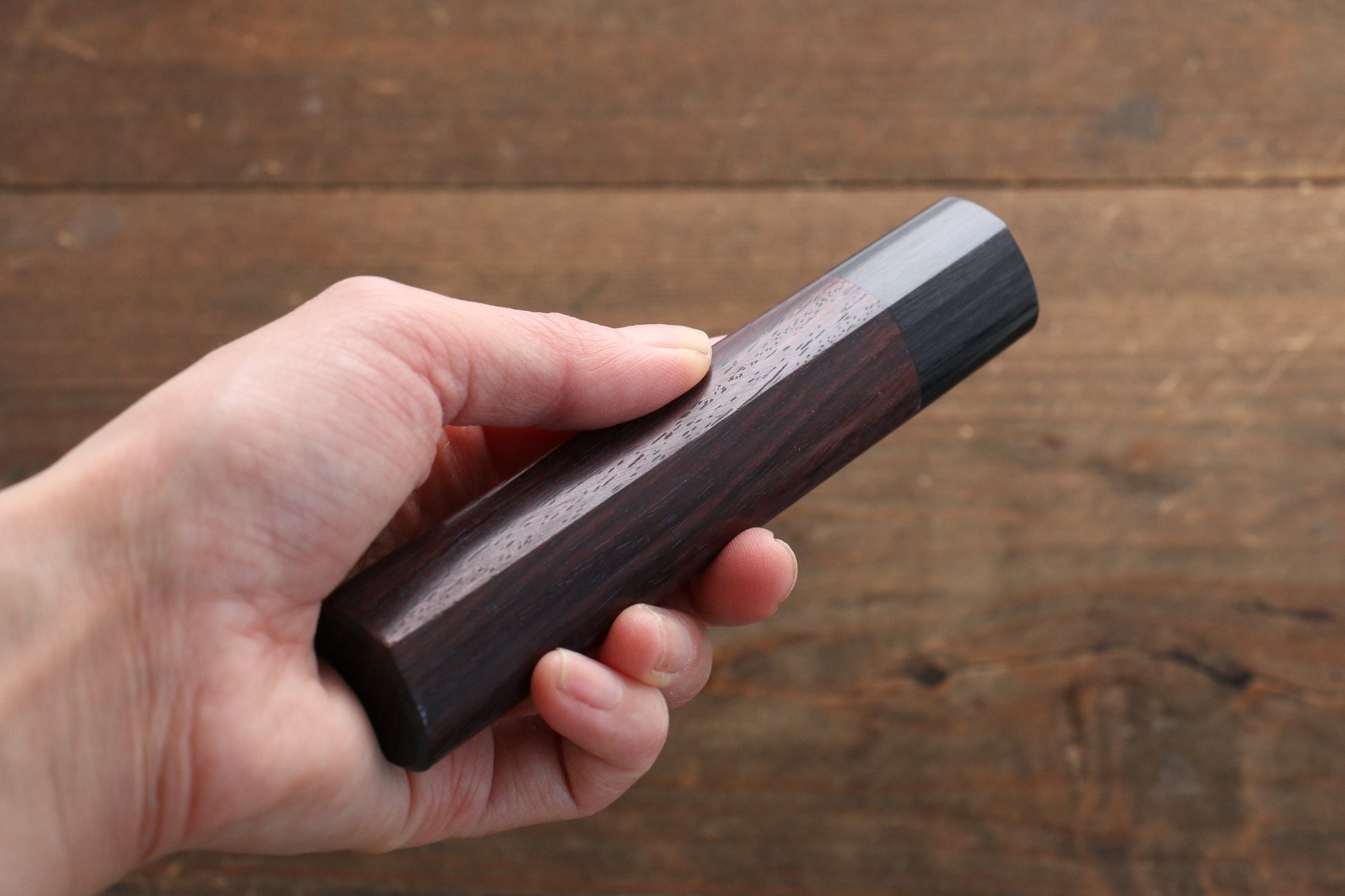 Chestnut Shitan Handle for Nakiri Knife 165mm - 清助刃物