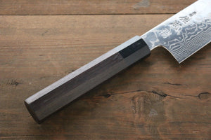 佑成 ZDP189 ダマスカス 切付牛刀包丁  240mm 紫檀柄 - 清助刃物