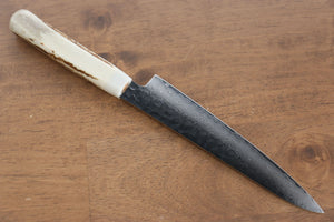 堺 孝行 V金10号 33層ダマスカス ペティーナイフ 和包丁 150mm 牛骨柄 鞘付き - 清助刃物