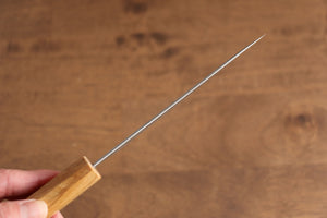 加藤 義実 V金10号 ダマスカス ペティーナイフ  120mm オリーブの木柄 - 清助刃物