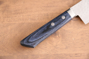 訓平 刻流（こくりゅう） V金10号 鎚目 薄刃包丁 和包丁 165mm 合板 (紺色)柄 - 清助刃物