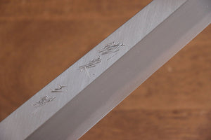鐵泉 田中作 玉鋼 柳刃包丁 和包丁 315mm 山桜柄 鞘付き - 清助刃物