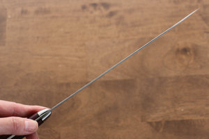 加藤 義実 青スーパー鋼 黒打 鎚目(丸) 牛刀包丁 和包丁 210mm 赤合板柄 - 清助刃物